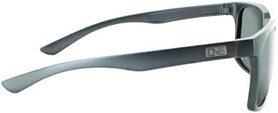 Optic Nerve Boiler Sunglasses - Shiny Putty Grey, Polarized Smoke Lens with Silver Mirror alternate image 0