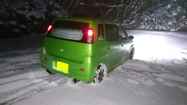 Keiのスノーアタック・雪舐めてた・スタック・2駆・keiに関するカスタム事例の投稿画像3枚目