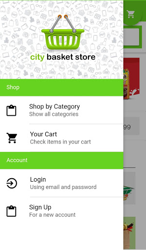 Screenshot CityBasketStore