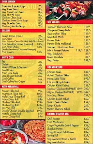 Chawla's menu 1