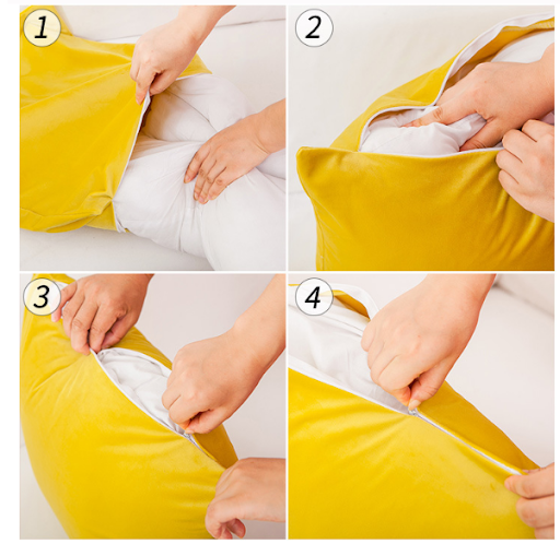 Title 5, Solid Color Square Sofa Pillowcase Without Core...