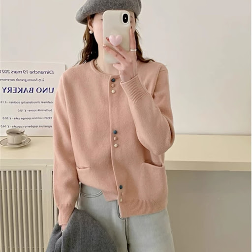 Title 9, Fashion Loose And Lazy Style Round Neck Knitted...