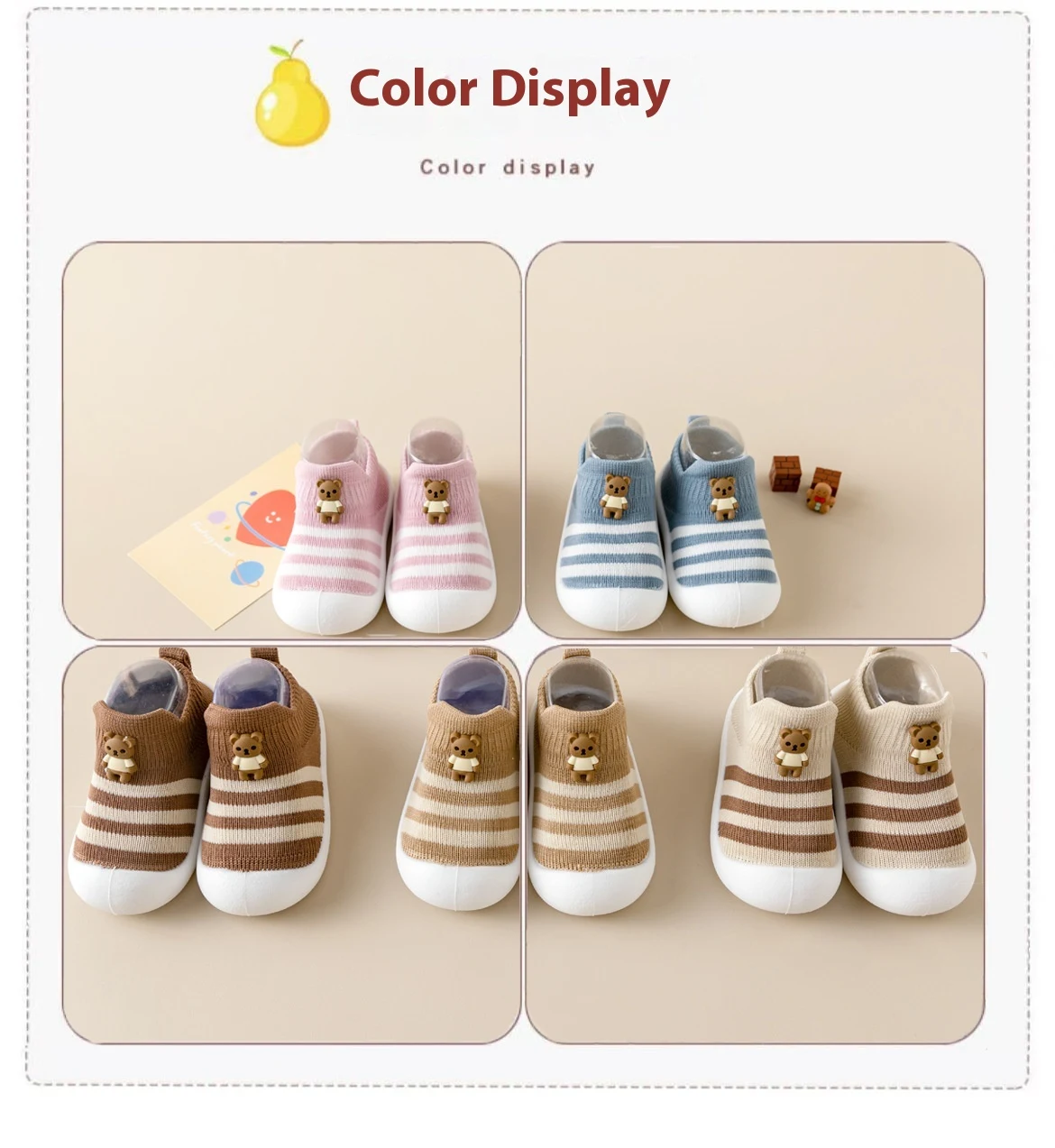 Title 7, Chaussures de bébé décontractées, simples, avec...