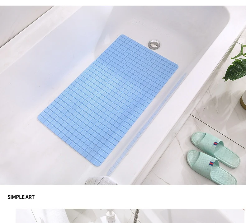 Title 4, Tapis de bain en PVC à carreaux, respectueux de...