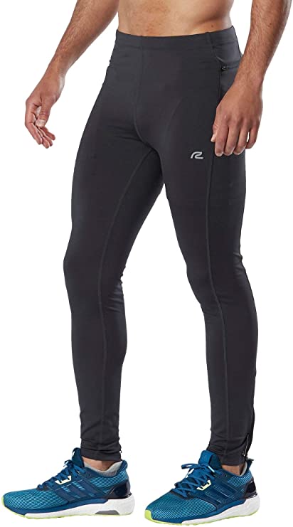 Men's R-Gear Recharge Compression Running Tights with Zipper Pocket and Ankles