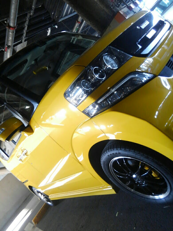 Nボックスカスタムの医療従事者にエールを❗️・ＮBOXcustom-yellow・半地下ＮBOX・黄組イエローツーリング・犬友動画U^ェ^Uに関するカスタム事例の投稿画像1枚目