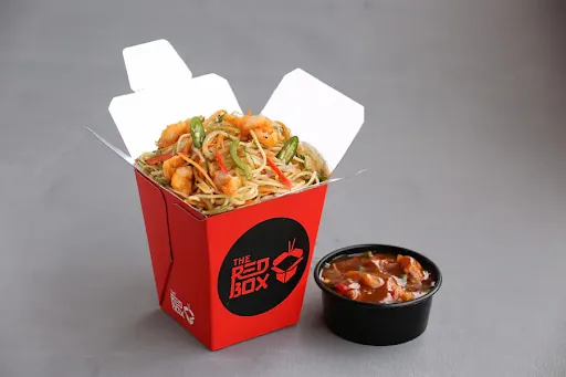 Prawn Chilli Garlic Noodles & Chilli Prawn Sauce