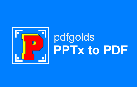 PPTX to PDF Converter chrome extension