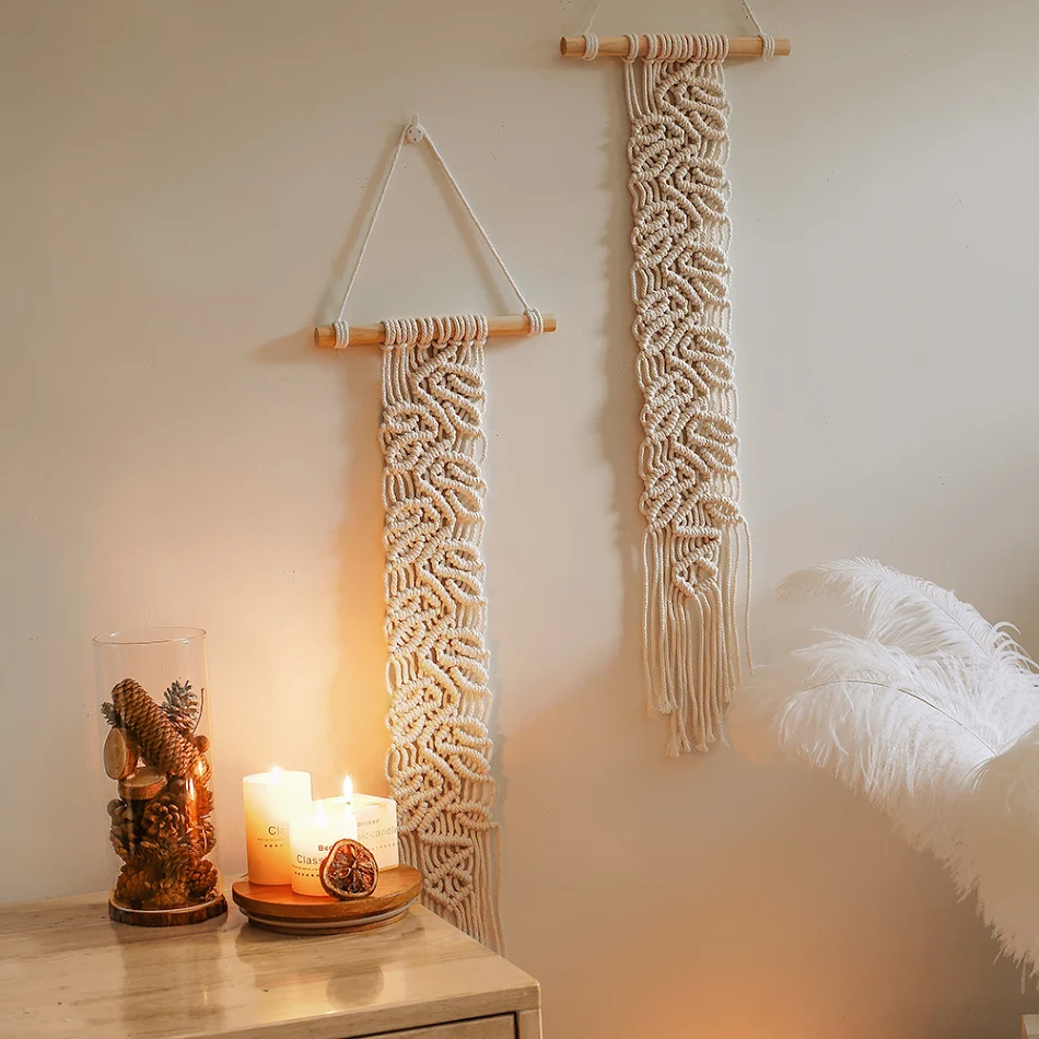Bohemian Woven Pattern Tapestry Simple Jewelry Display. Showcase your jewelry in style with this elegant, unique tapestr