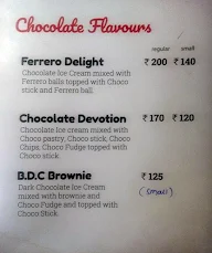 Creamy Flavours menu 2