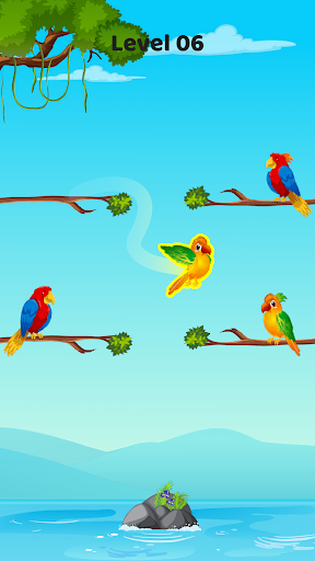 Screenshot Bird color sort - Match puzzle