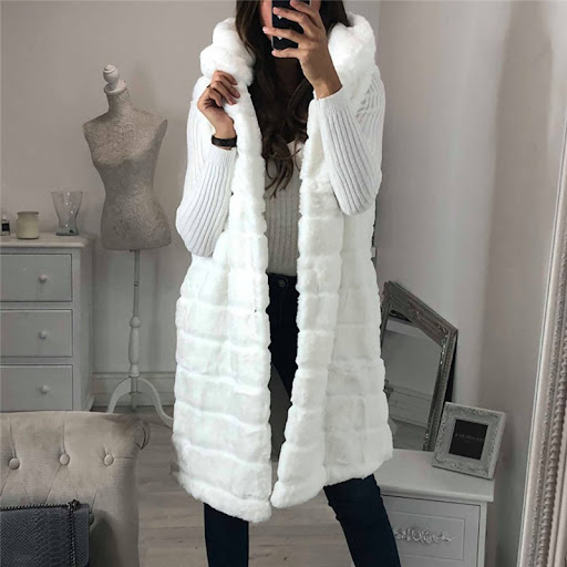 Title 2, Womens new imitation fur fur vest