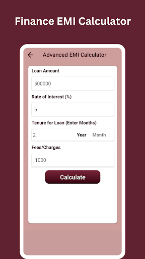 Screenshot LoanSa: Loan EMI Calculator