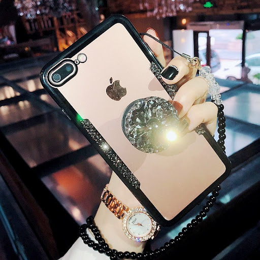 Title 2, Diamond Transparent All-Inclusive Glass Phone C...
