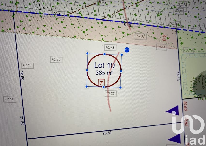 Vente terrain  385 m² à Vérines (17540), 109 120 €