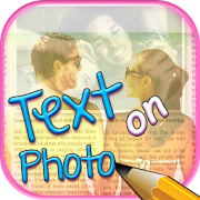 Write Text on Photo Editor App  Icon