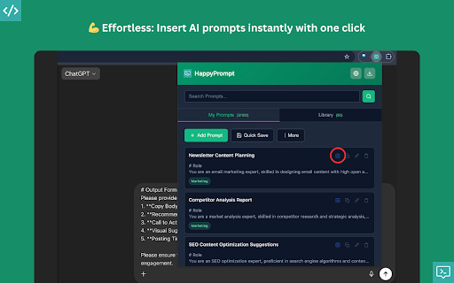 HappyPrompt - AI Prompt Manager & Library screenshot 2
