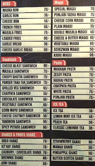 Chai Smoker menu 1