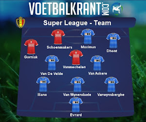 Ons team van de week in de Super League: Gent en Standard maken de dienst uit