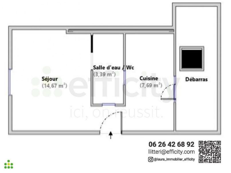 Vente appartement 1 pièce 26 m² à La Ciotat (13600), 129 500 €