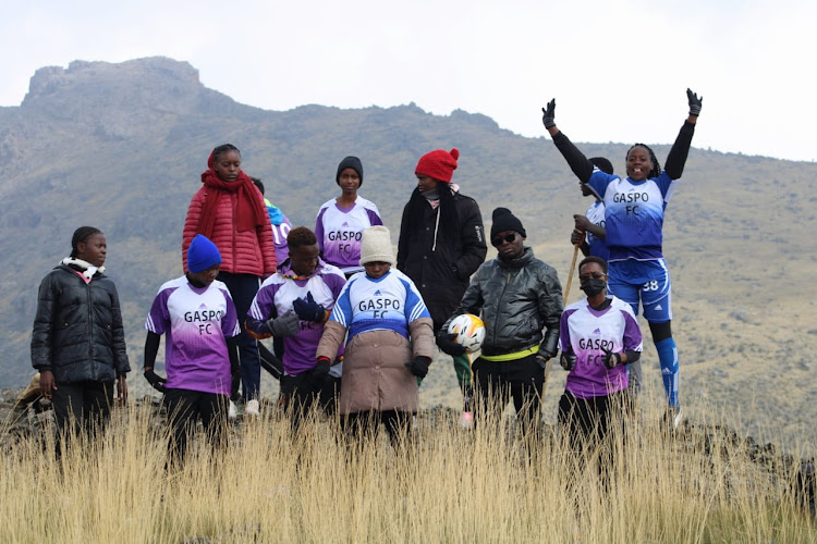 Gaspo players during their tour of Mt. Kenya