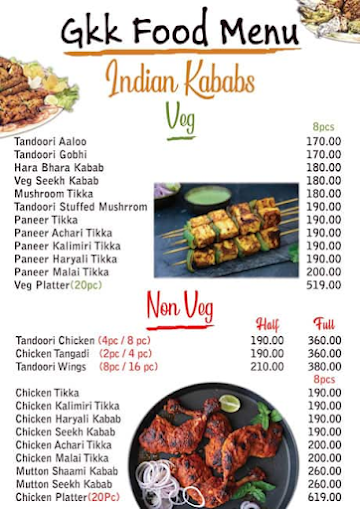 Khana Rozana menu 