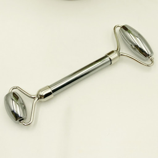 Title 2, Portable Household Facial Double-Roller Massage...