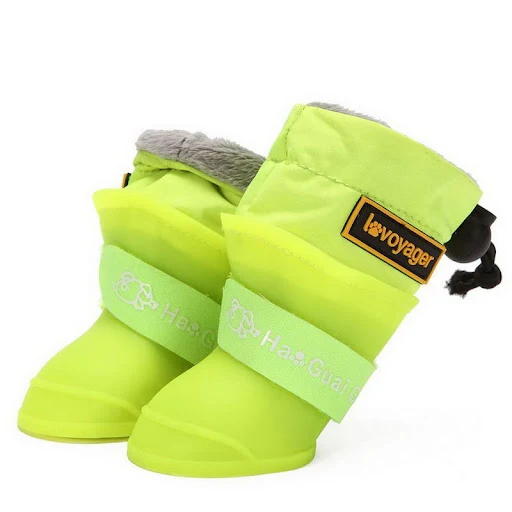 Pet Dog Rain Boots Silicone Antiskid Waterproof Protective Warm Dog Shoes Rain Day Wear Essential Dog supplies Shoes for