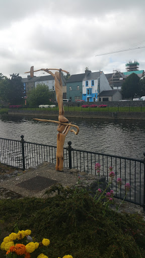 Abstract Wooden Sculpture