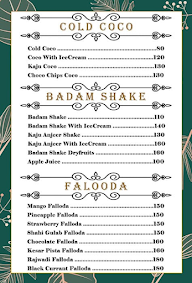 JMAR Dosa & Food menu 1