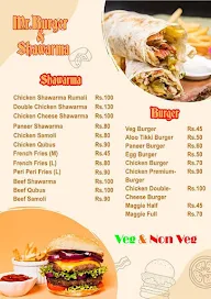 Mr Burger And Shawarma menu 1