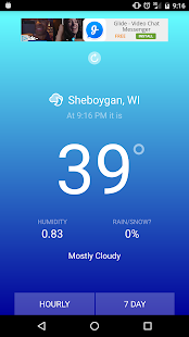 Blue Sky Weather screenshot for Android