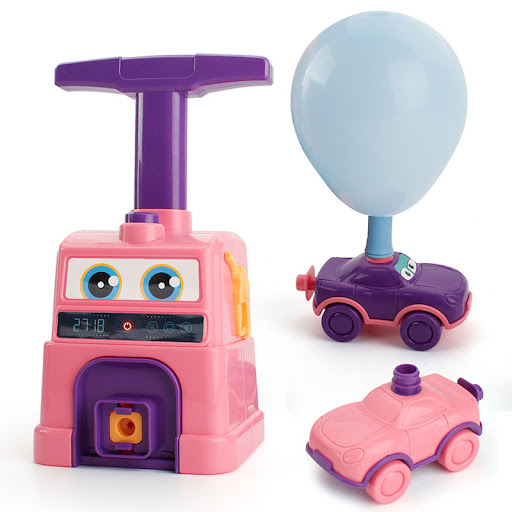 Title 3, Childrens Inertial Power Balloon Car Toy Aerod...