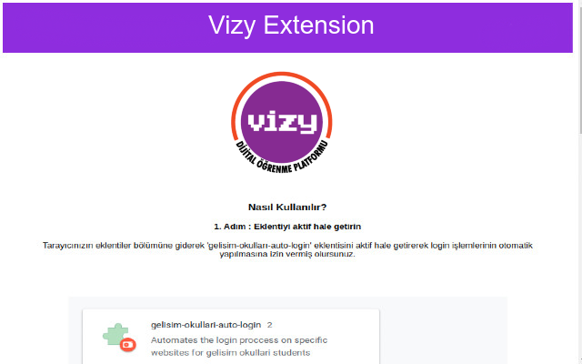 Vizy Dijital Öğrenme Platformu Preview image 1