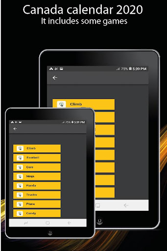 Canada calendar 2020 with holidays free