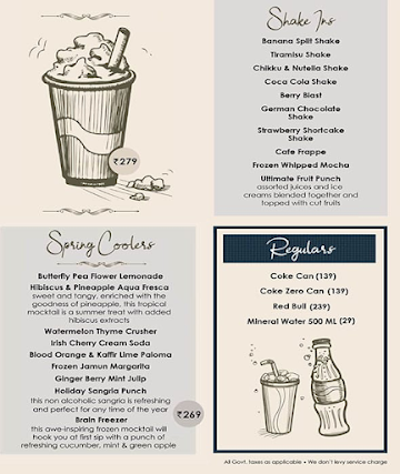 Cafeteria & Co. menu 