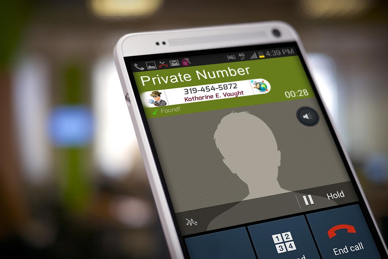 How do you unblock a private telephone number?