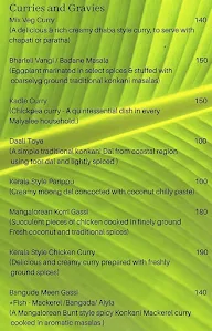 Curry Coast menu 1