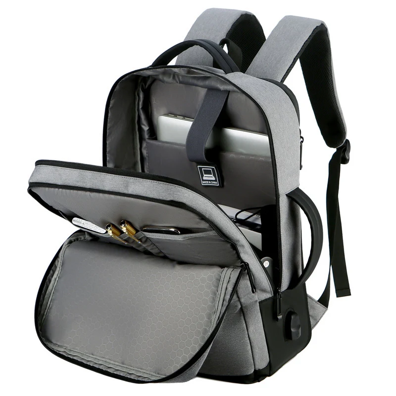 Wiederaufladbarer Tragbarer Rucksack Powerbank Integriert Unterwegs Aufladen Komfortabel & Praktisch Für Reisen & Outdoor-Aktivitäten Langlebig & Zuverlässig