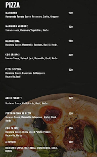 Monk Pizzeria menu 1