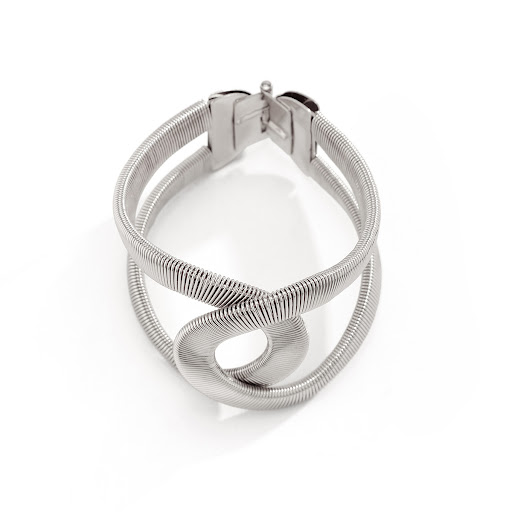 Title 14, Fashion Design Metal Glossy Surface Bracelet Pe...