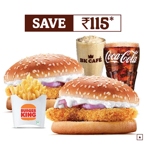 2Crispy Chicken+1King Fries+1Cold Coffee+1Coca Cola Medium