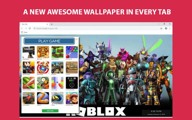 Roblox Games Wallpapers and New Tab