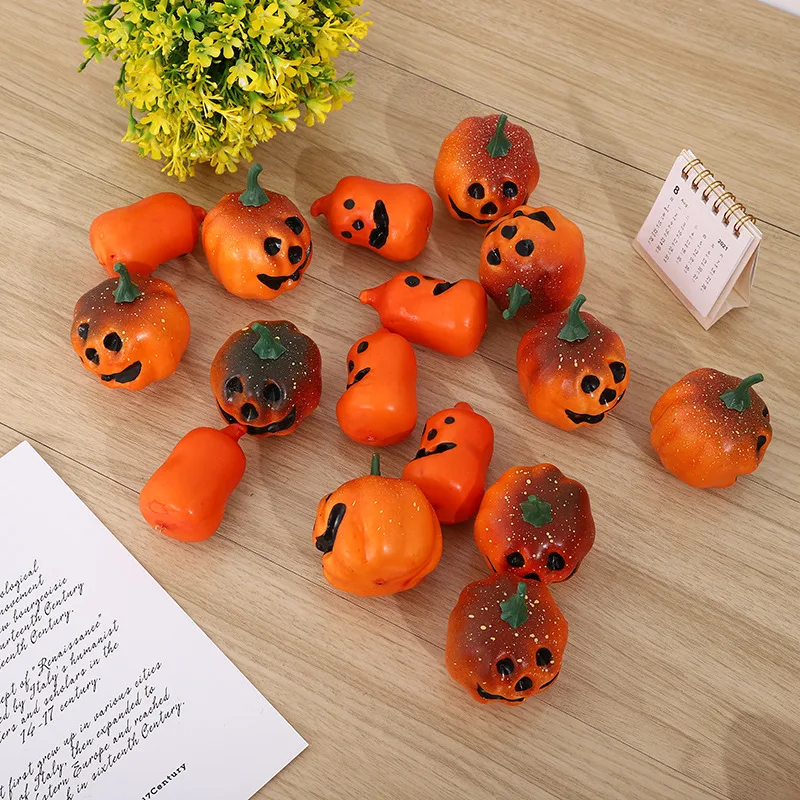 Halloween schuim simulatie pompoen smiley gezicht decoraties. Voeg een leuke en duurzame decoratie toe aan je huis. Gemakkelijk te gebruiken.