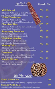 Waffle's N Snacks menu 3