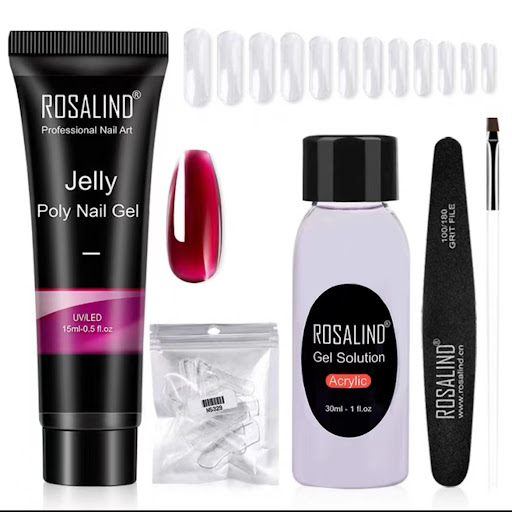 Title 44, Extension Gel Polish Kit For Manicure Poly Nail...