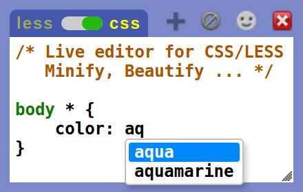 Live editor for CSS, Less & Sass - Magic CSS Preview image 0