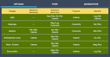 Calendario semine Screenshot