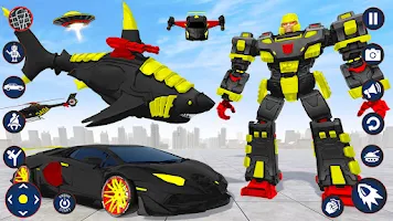 Shark Robot Car Transform Game - Download do APK para Android