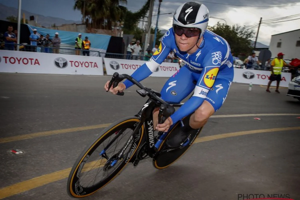 Remco Evenepoel (Deceuninck-Quick Step) : "J'espérais un top 10 mais une 3e place, je ne m'y attendais pas"